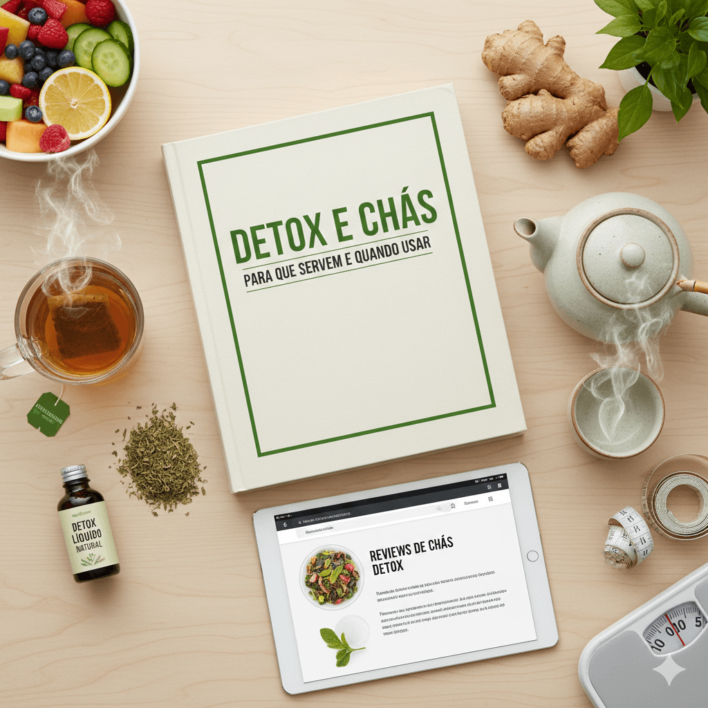 detox e chás naturais para bem-estar