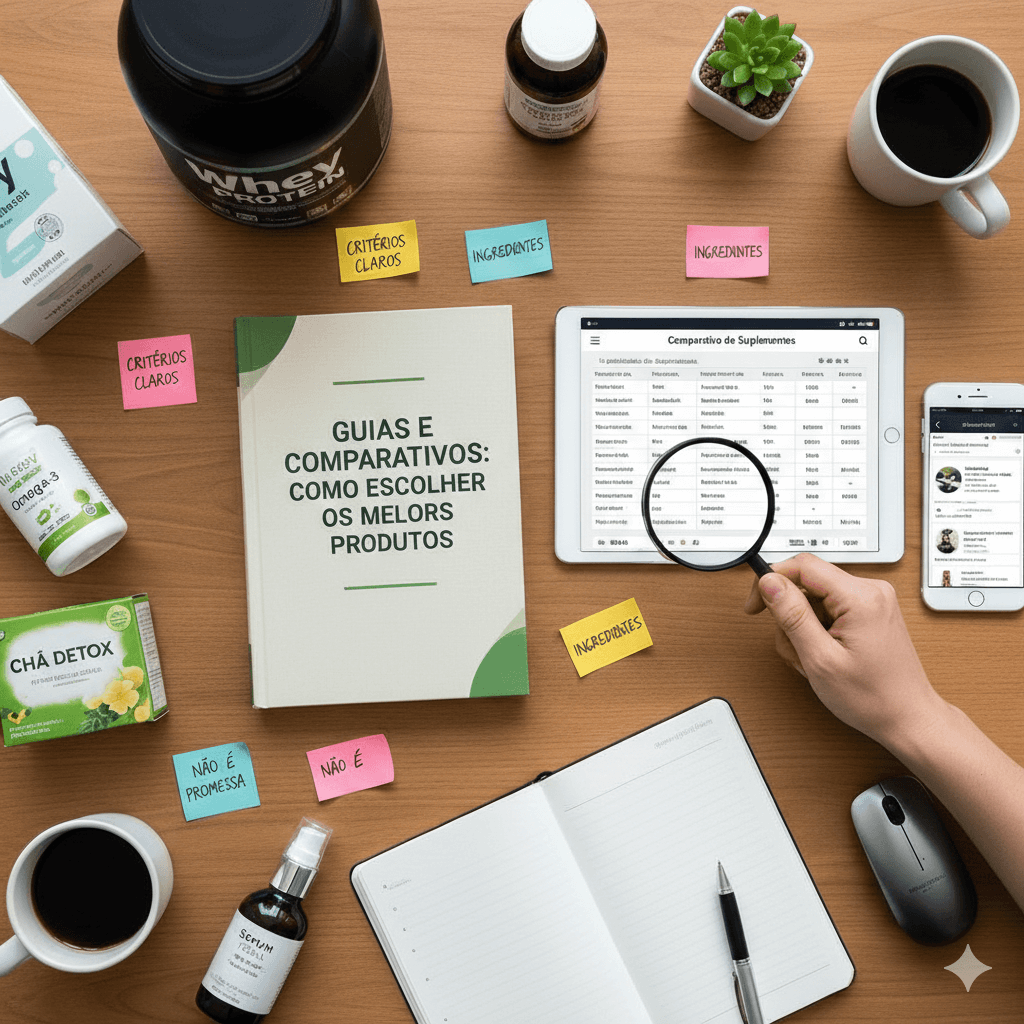 guias e comparativos para escolher produtos com segurança